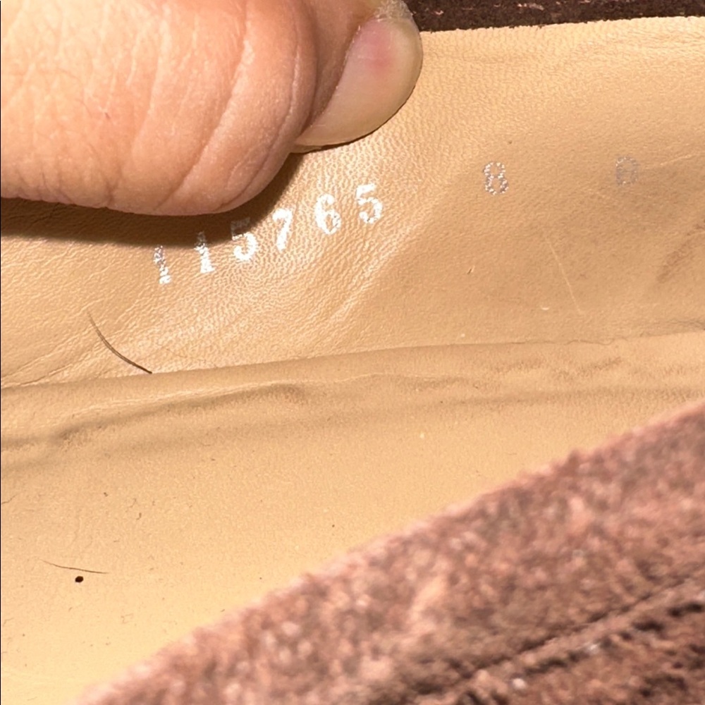 Gucci Women's Brown Suede Loafers - Picture 13 of 16